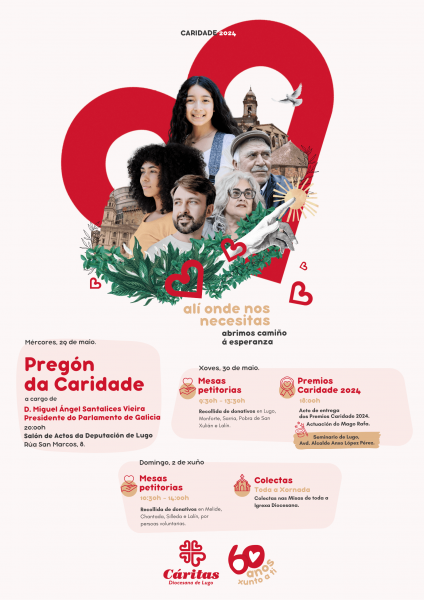 actividades del día de la caridad 2024 - pregón de la caridad y premios de la caridad