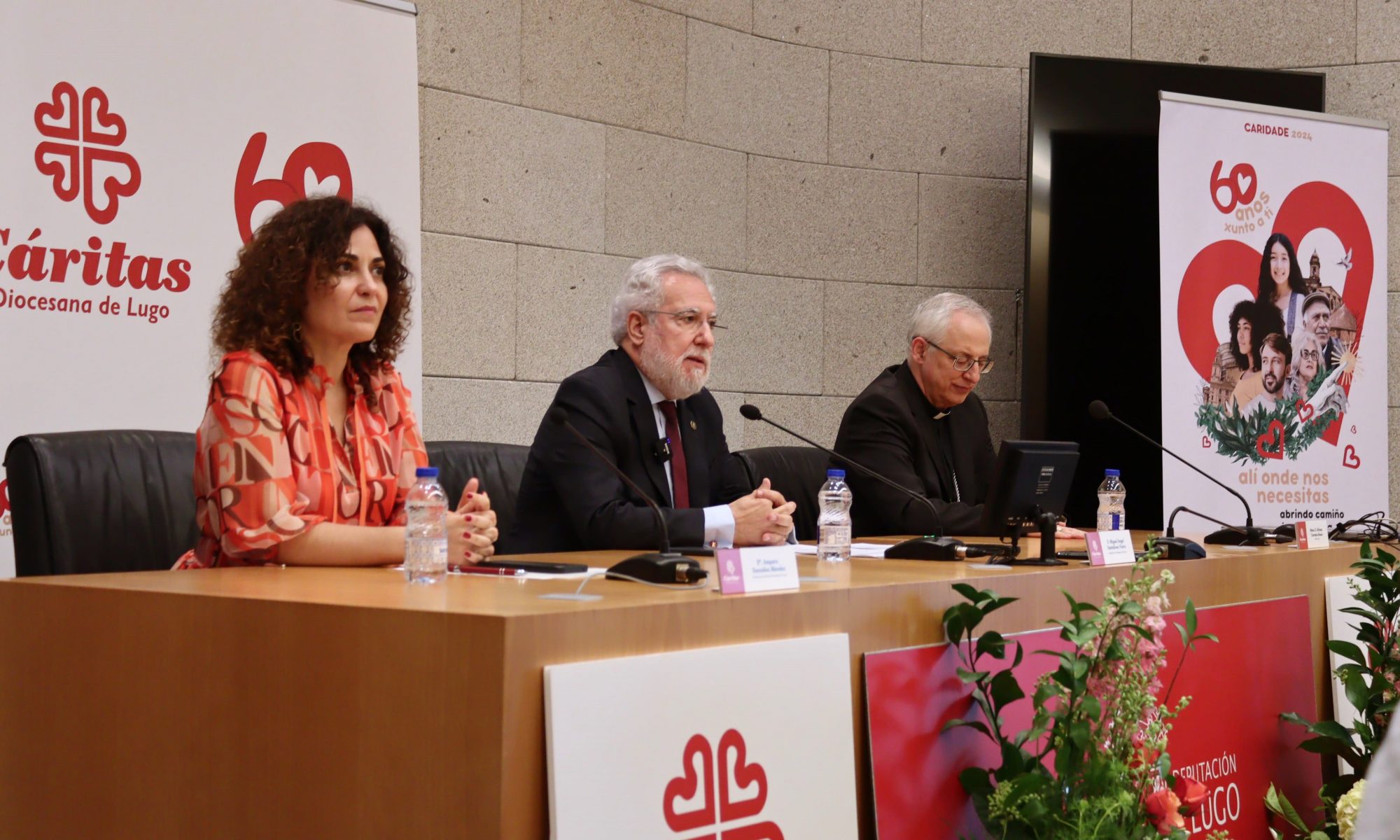 Pregón de la Caridad en Lugo con el Presidente del Parlamento de Galicia