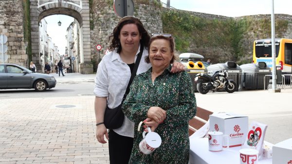 Cuestaciones de Caridad 2024 con trabajadores y voluntarios de Cáritas Lugo