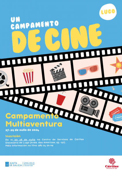 Campamento para adolescentes del programa de Juventud de Cáritas Lugo.