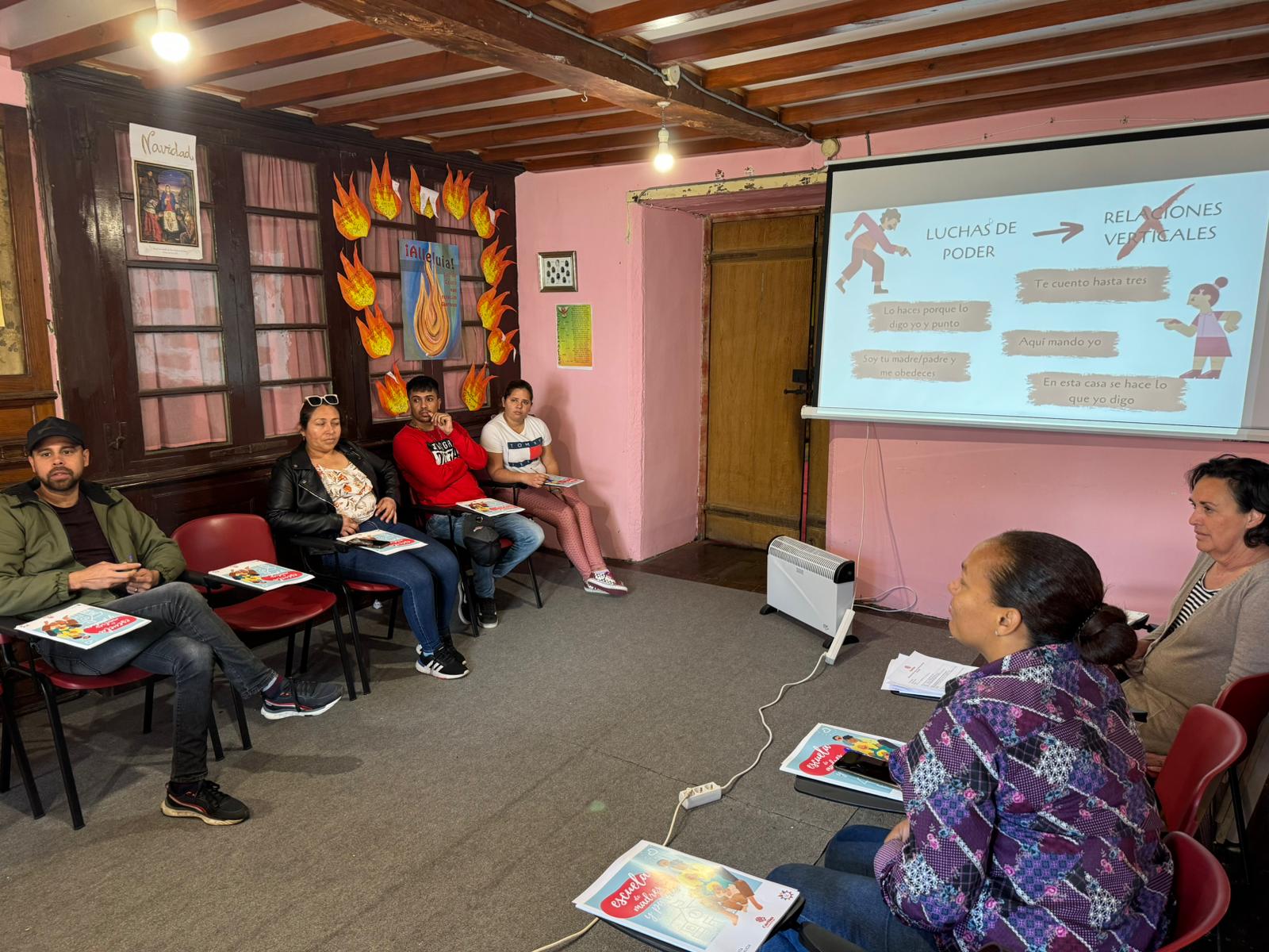 taller de escuela de padres en melide