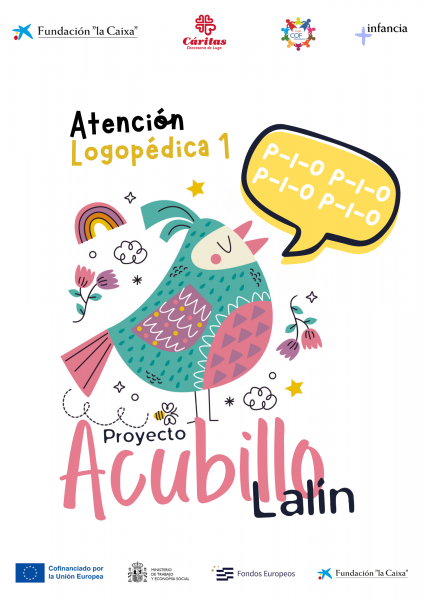 cartel de Logopedia del Proyecto Acubillo en Lalín