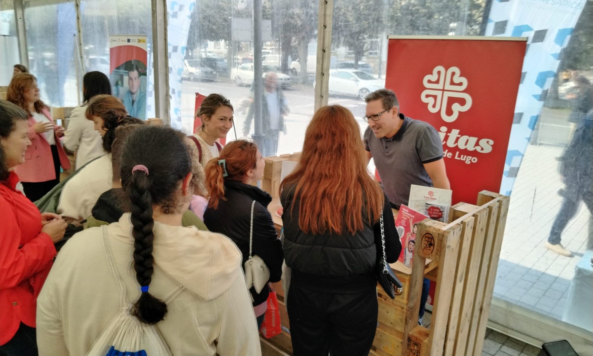 programa de empleo de Cáritas Lugo en la feria de empleo emprega-t fest