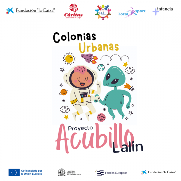 cartel de las Colonias Urbanas del Proyecto Acubillo en Lalín