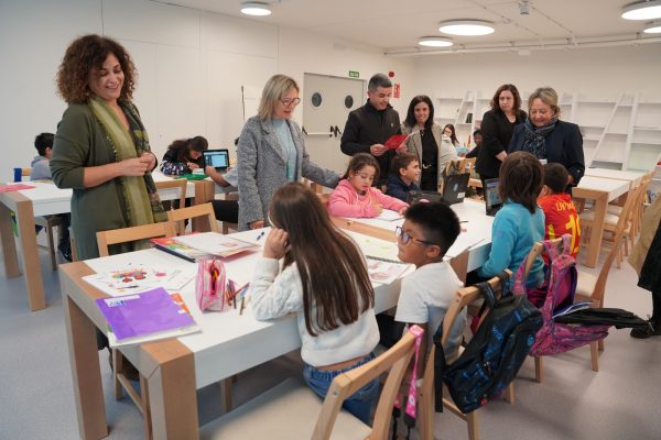 Programa Acubillo Lalín con varios niños participantes del programa