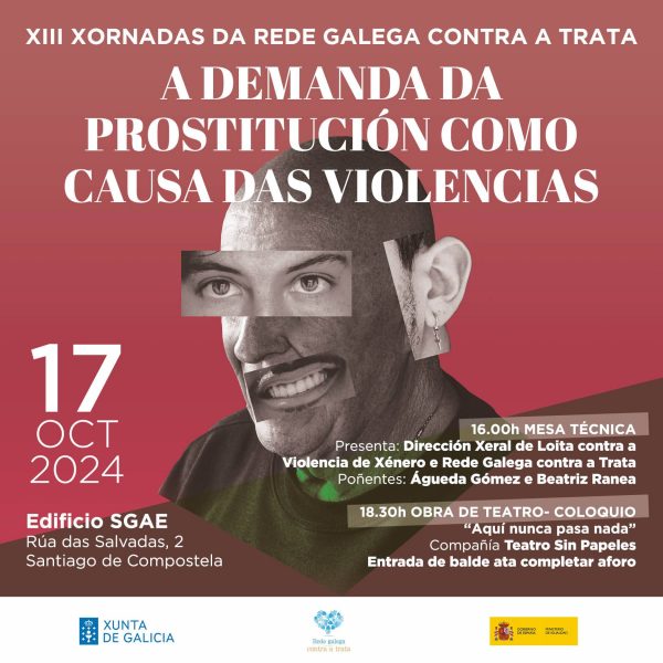 Cartel de las XIII Xornadas Contra a Trata