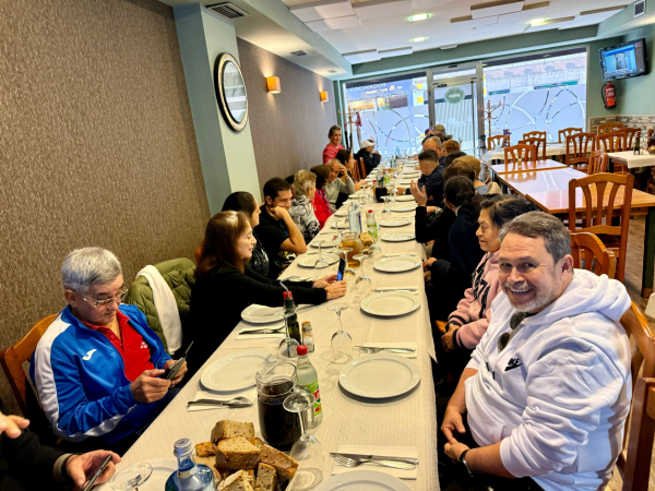 Foto grupal de los participantes de la tradicional pulpada de san Froilán