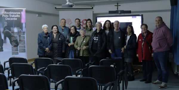 foto grupal del acto por el Trabajo Decente