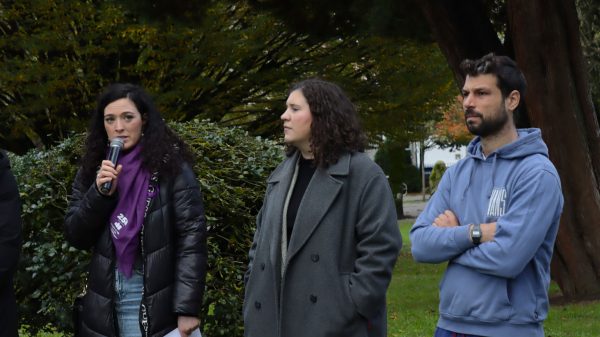 acto 25n en el parque de la Milagrosa en lugo