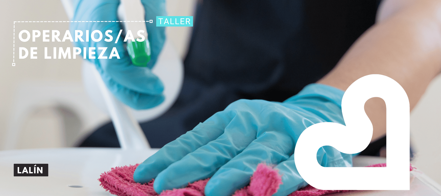 Cabecera web del taller de limpieza de Lalín