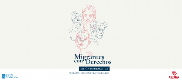 cartel charla migrantes sobre la ley de extranjeria