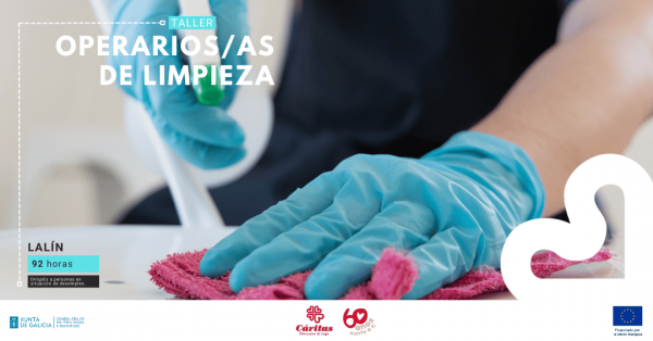 cartel del taller Operarios/as de Limpieza en Lalín