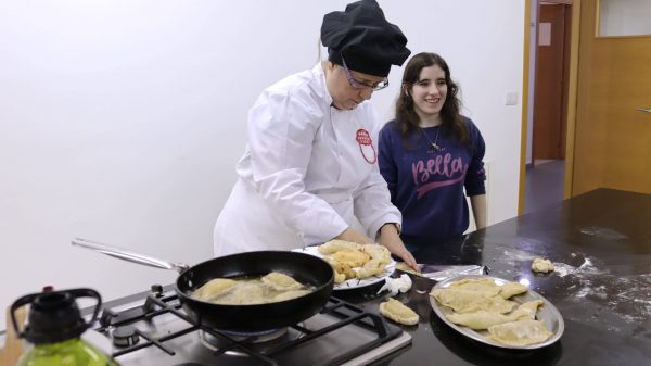 Foto de la segunda y tercera jornada de cocina Programa de Atención a Personas con Discapacidad
