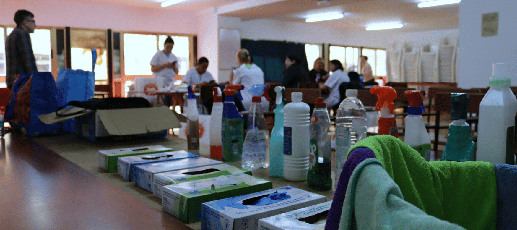 imagen del aula del curso de limpieza en lalin