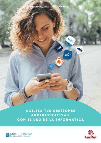 Cartel Informática Participa con Nos