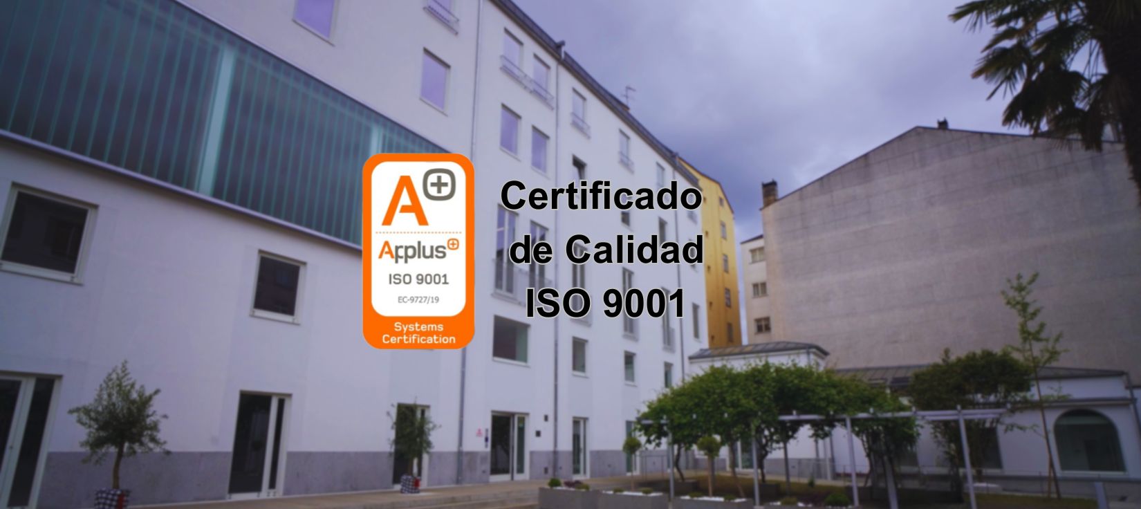 Portada Certificado de Calidad ISO 9001