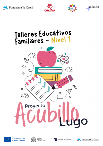 cartel talleres educativos familiares de acubillo lugo
