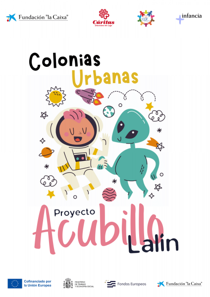 cartel de la colonia urbana de acubillo lalín